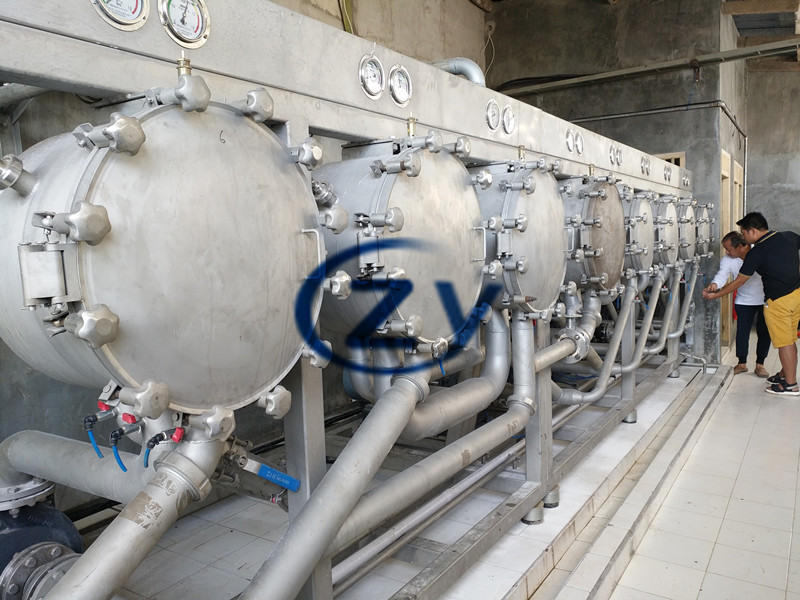 Quality Silvery White SS304 Refining Cassava Starch Machine 45kw for sale