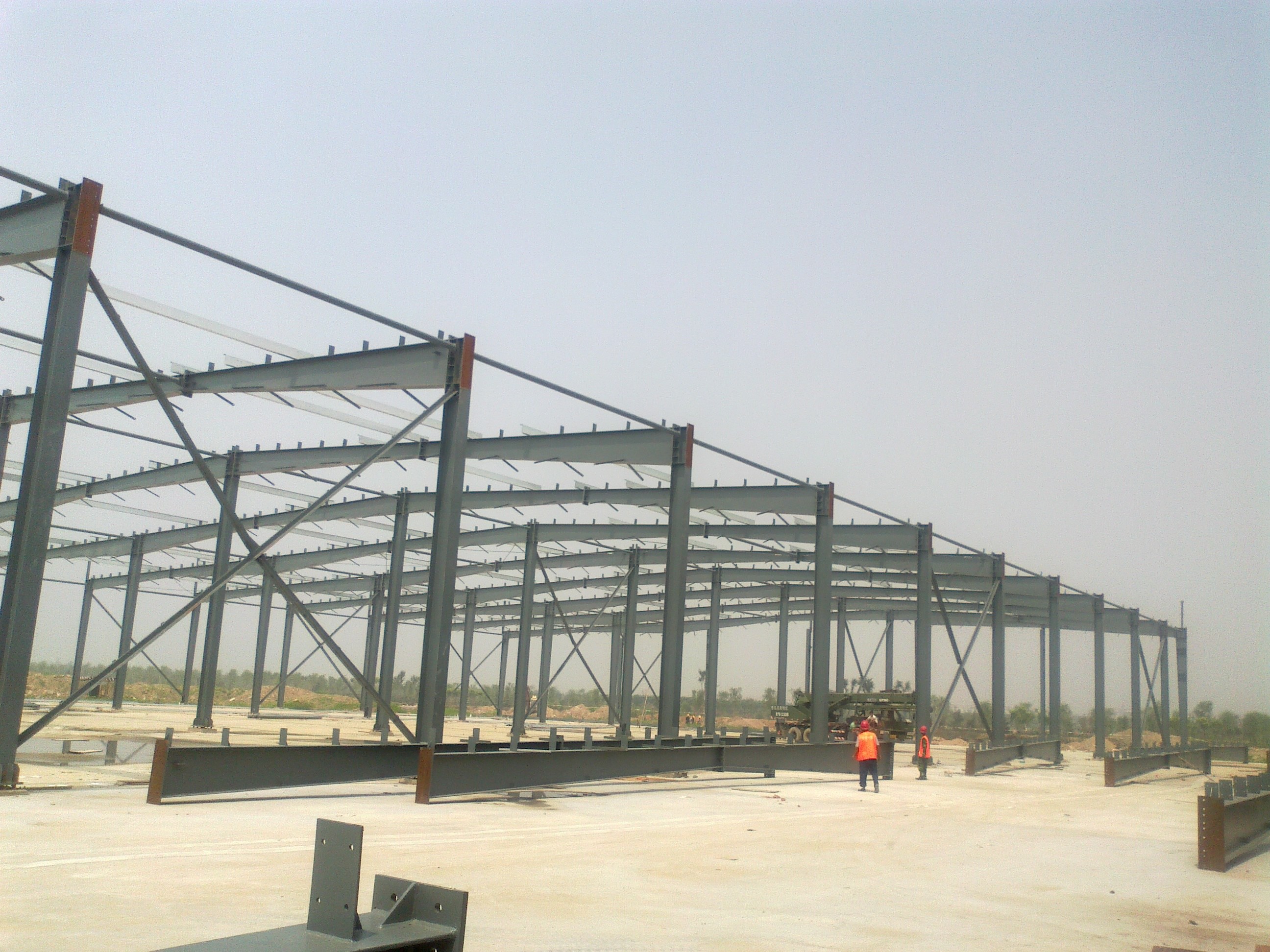 Q255 Steel Structure Prefab Metal Airplane Hangar Prefabricated Aircraft Hangars