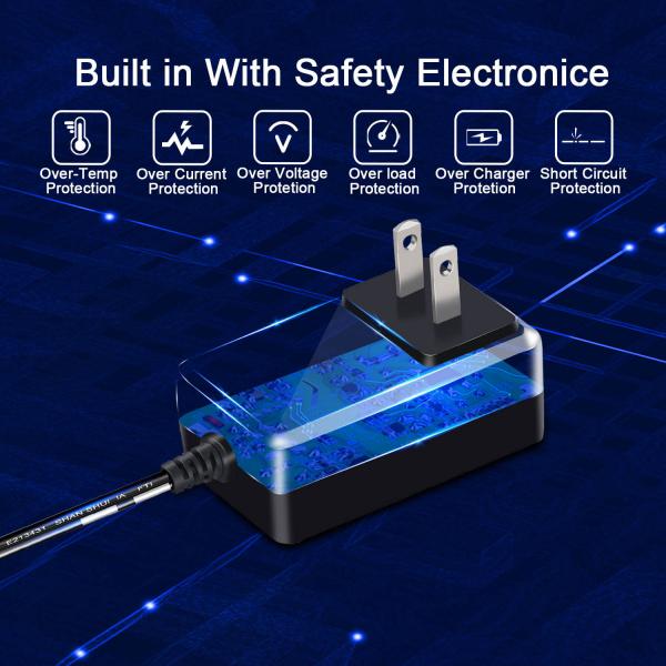 Plug In 120v To 12v Converter 60Hz 5.5*2.5mm Customization For LED Light