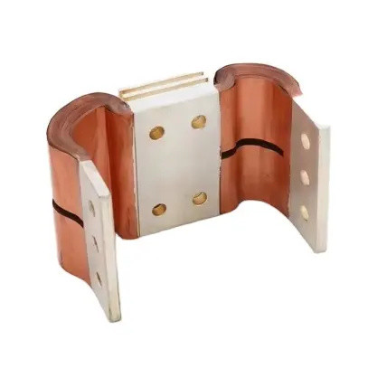 10 Feet Rectangular Conductor Design Flexible Copper Busbar 600V