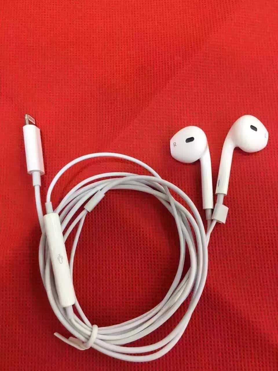 iPhone 7 plus & 6s & i Lightning 8Pin Digital Earphone Wired Headset Earbuds iPhone 7 ,7plus & 6s & iPad