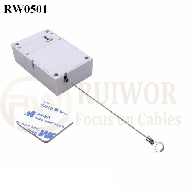 RW0501 Cuboid Anti Theft Pull Box With Ring Terminal Inner Hole 3mm 4mm 5mm For Option