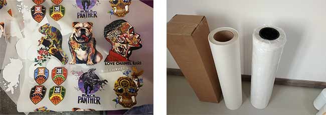 30cm 60cm Roll Pet Heat Transfer Film Paper For Dtf Printer