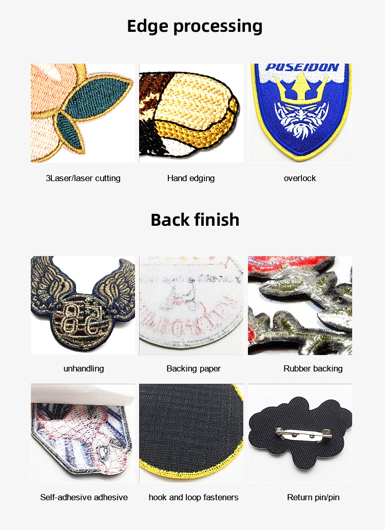 Custom Embroidered Iron On or Sew Patches for Clothing