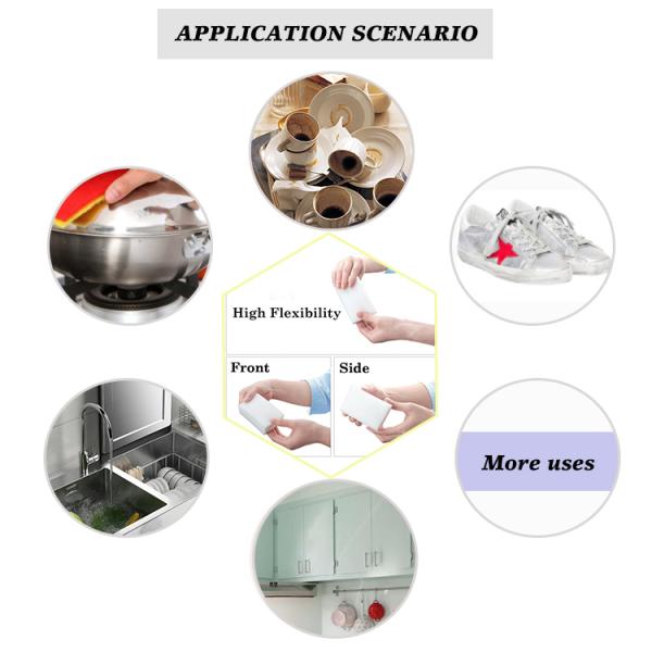 Custom Melamine Magic Sponge Eraser for Kitchen Cleaning