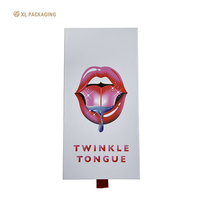 XL Packaging Custom Luxury Boxes Custom Logo Sliding Cardboard Packaging Matte Finish Pull Out Drawer Paper Box With Design Logo