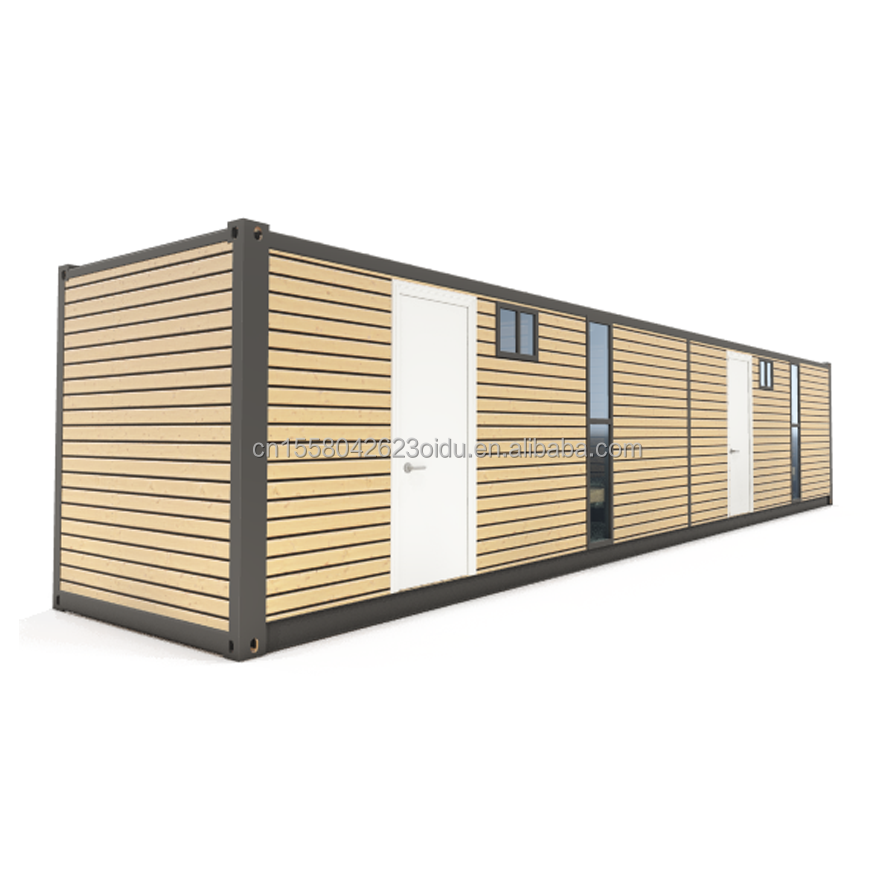 Hotel 40 Feet 2 Bedroom Living Container House Customized Color Prefab Premade Modular Tiny Movable Shipping Portable Homes