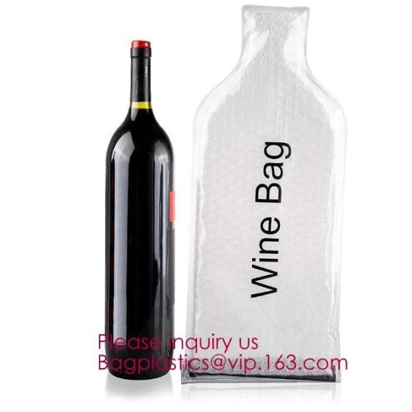 Bottle Protector Bubble Travel Bag,Travel Trip Bag With Bubble Inside And Double ks,Sleeve Travel Bag - Inner Skin