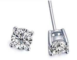 Quality Seiko S925 sterling silver earrings inlaid zircon retro Arrows for sale