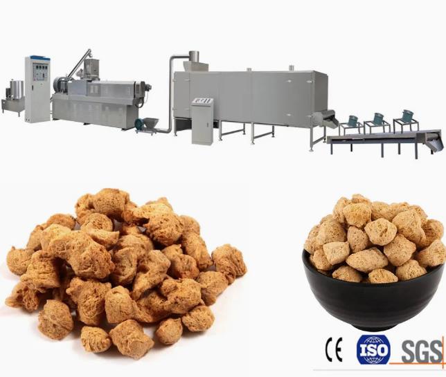 soybean protein processing line /soya protein equipment / soybean protain maker