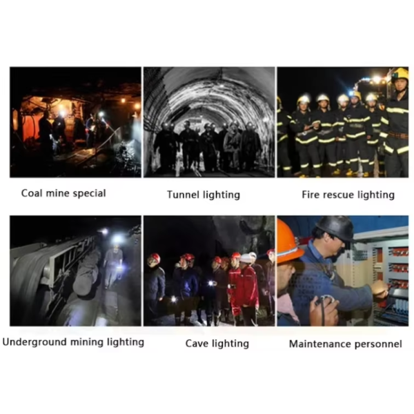 Wireless Led Light Clip Type Headlight Portable Led Hat Light Intrinsically Safe Headlamp for Hard Hat