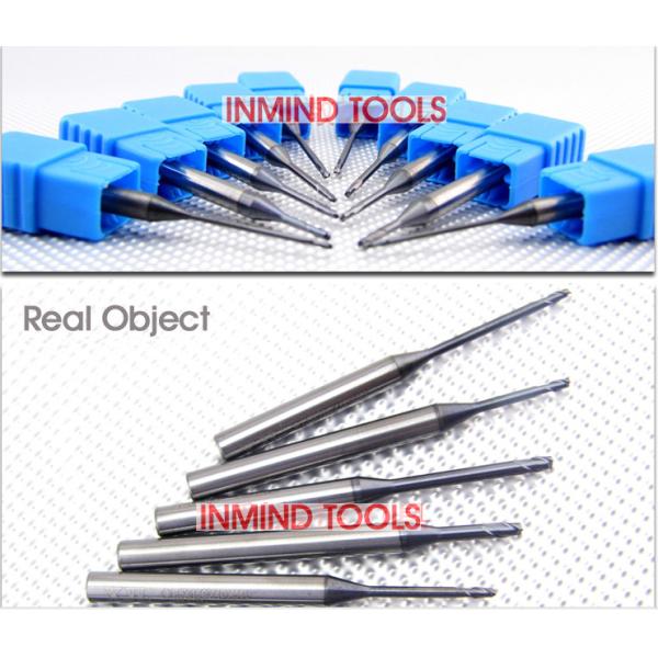 3.0 mm Carbide Cutting Tools Corner Radius Long Neck 0.5 - 0.6 um Ultra Fine Grain Size