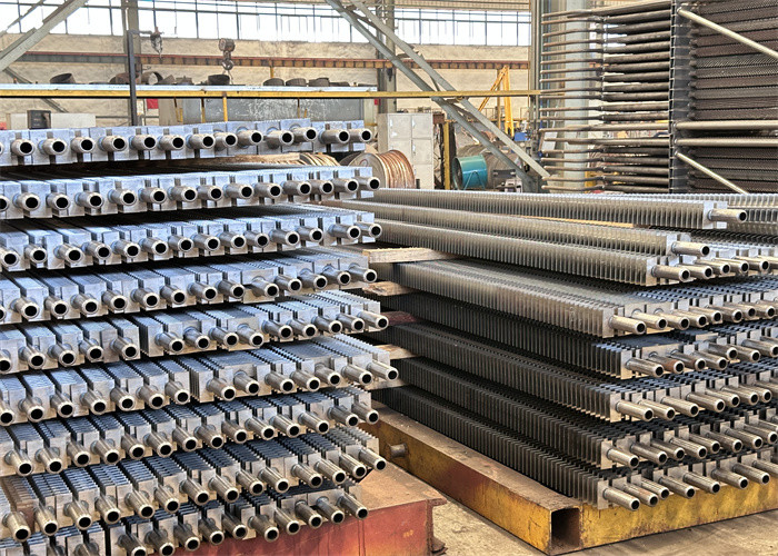 3mm-25mm Welded Spiral Fin Tube Boiler For Heat Flow OEM