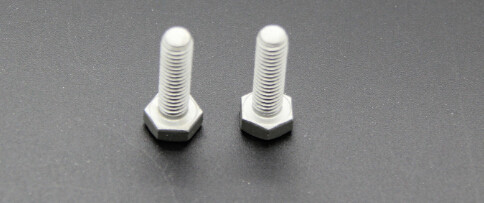 Dacromet Coated Fasteners Hex Head Shoulder Bolt DIN 933 M10X40 12.9 For Textile Machines