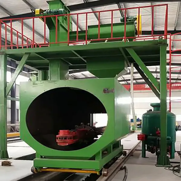 Steel Pipes External Inner Wall Abrator Shot Blasting Blast Machine