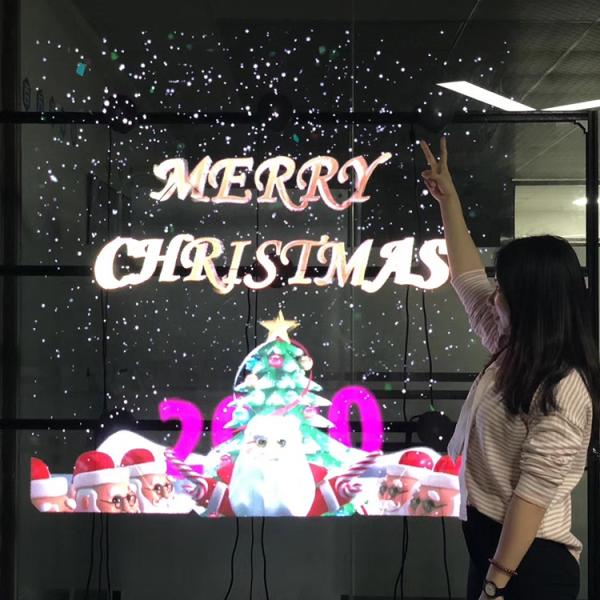 50cm Spinning Led Display With 16gb Card 3d Hologram Showcase Holographic Screen Projector 3d Holographic Fan