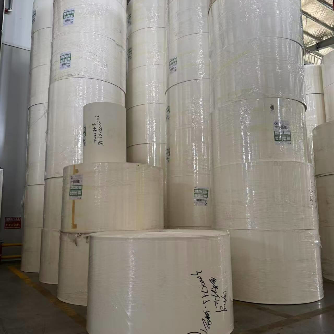 Greaseproof and Water Resistant PE Coated Paper Roll for Frozen Food Packaging Custom Sizes Available