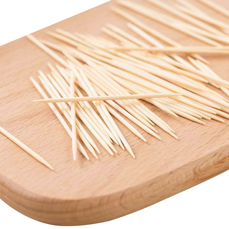 Customizable Thin Bamboo Toothpicks Disposable Eco Friendly Toothpicks