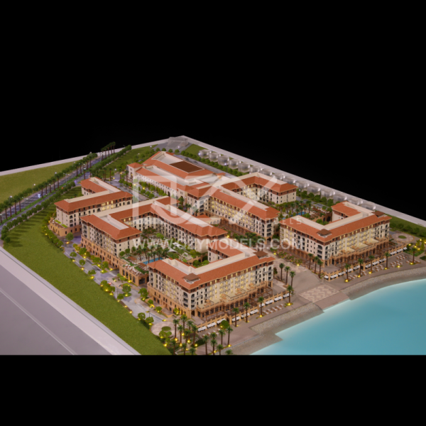 1:200 Scale Architectural Sandbox Model with Multimedia Touch Display and High-Quality ABS Material for Bloom Holdings Project