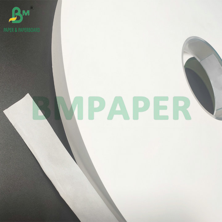 32mm 35mm Width 24gsm 28gsm Food-Grade Kraft Paper To Individually Wrap The Straws