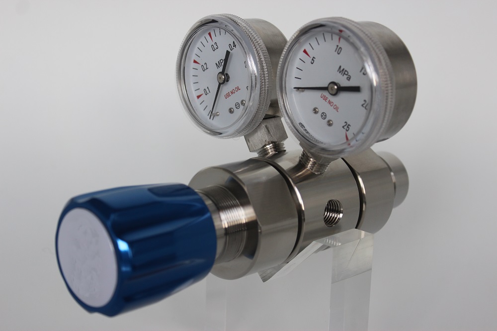 Solenoid Valve DC12V for Chemical Lab Oxygen Nitrogen Gas Low Pressure Regulator
