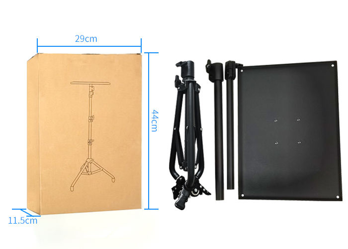 Foldable Height Adjustable Multifunctional Mobile Stand Detachable With Universal Casters