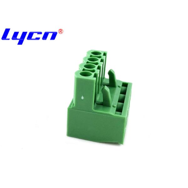 5.0mm Female PCB Terminal Block Connector Without Ear Right Angle Type