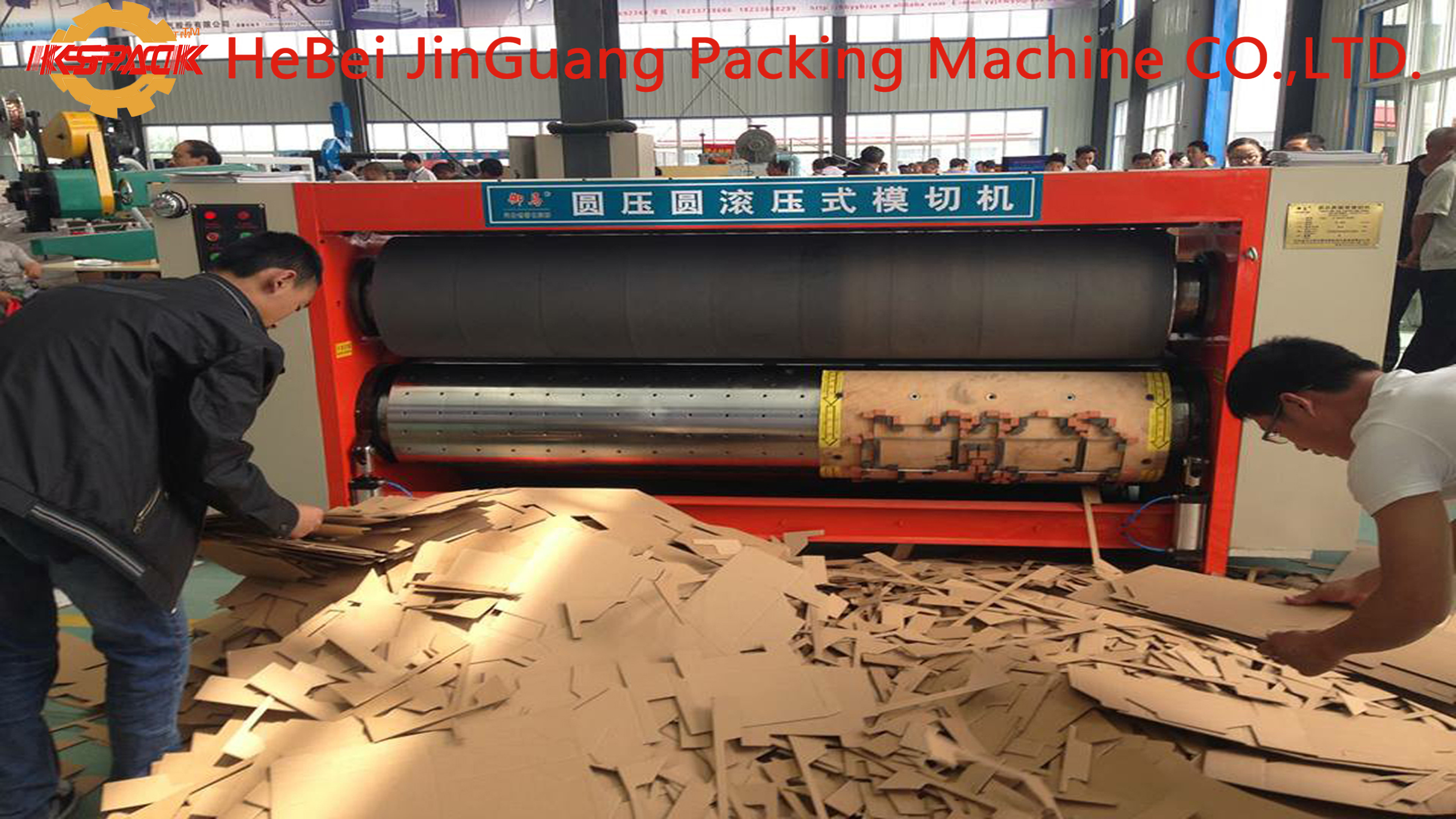 Chain Feeder Corrugated Box Die Cutting Machine Rotary 1400*2000mm
