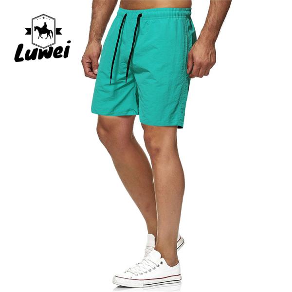 Polyester Men Running Shorts Beach Jogger Swimwear Pants Breathable