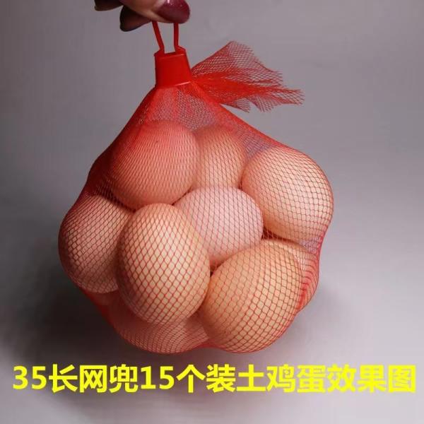 PE Plastic Sleeve Mesh Bag Net For Pack Eggs Protective Fruit Vegetable