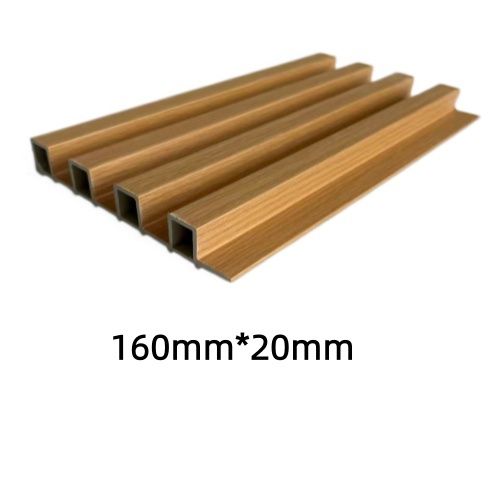 160mm Width Industrial Interior WPC Wall Panel 500kg/m2 Load Capacity 85°C Heat Resistant