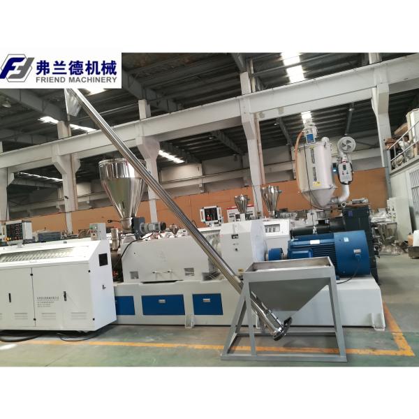 Twin Screw 550kg/H 10mm Granulating PVC Pelletizing Line Machine