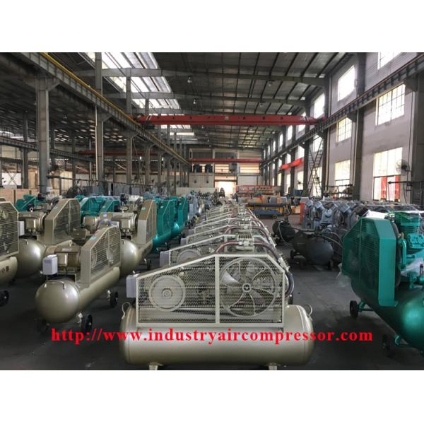 Electric Belt Driven Piston Air Compressor / Portable Piston Air Compressor for Industrial
