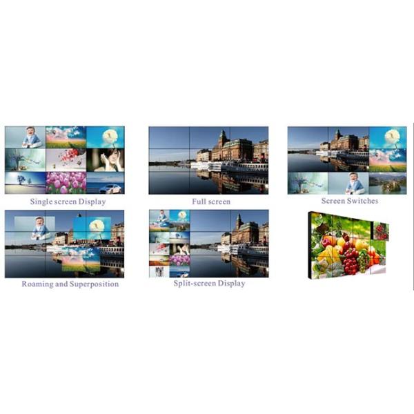64" Inch exhibition narrow bezel 3x3 lcd video wall