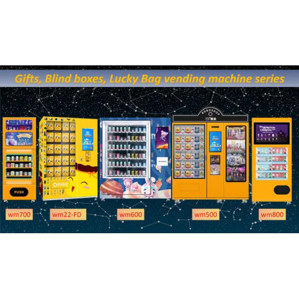 Lucky Box Gift Smart Self Service Vending Machines With 22 Inch Touch Screen