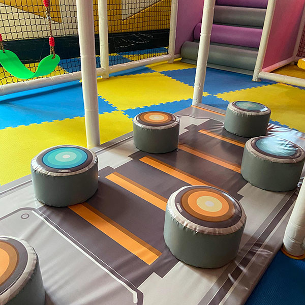 Double Layer Junior Ninja Course Equipment For Indoor Playground