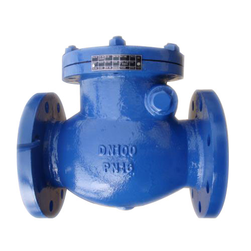 DIN Cast Iron Low Pressure Flanged Check Valve Swing RF For Water