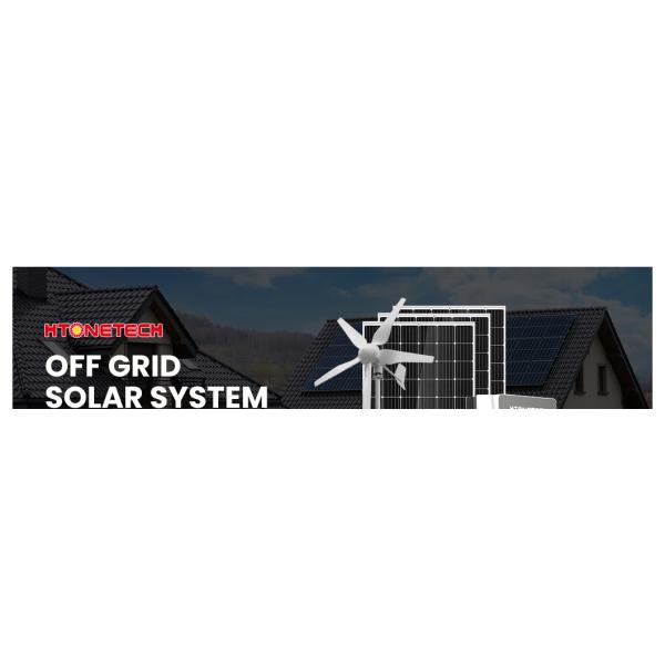 HTONETECH 300W 36V Home Solar Battery System Wind Solar Combo