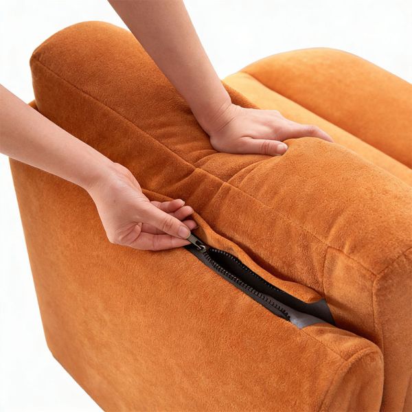 Modern Compression Sofa, Single Recliner, Detachable Vacuum Packaged Combination Sofa Bed For Living Room Use