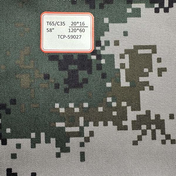 20X16 120X60 Camouflage Printed Fabric Polyester Cotton Autumn And Winter