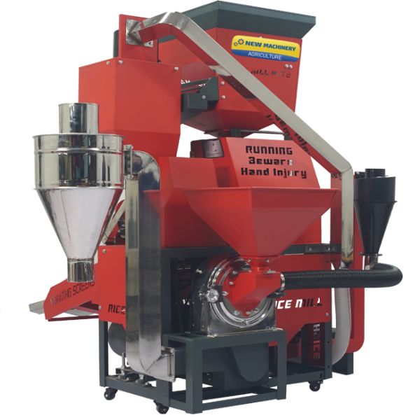 Durable Compact Rice Milling Machine Designed for Continuous Operation in Small to Medium Rice Processing Plants and Agricultural Facilities