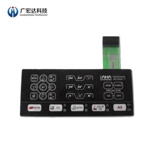 China Overlay Graphic Keyboard Membrane Switch Devices Control Keypad Circuit Print on sale