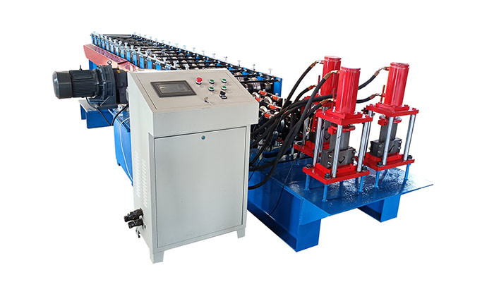 PLC Advanced Purlin Roll Forming Machine For Efficiently Producing