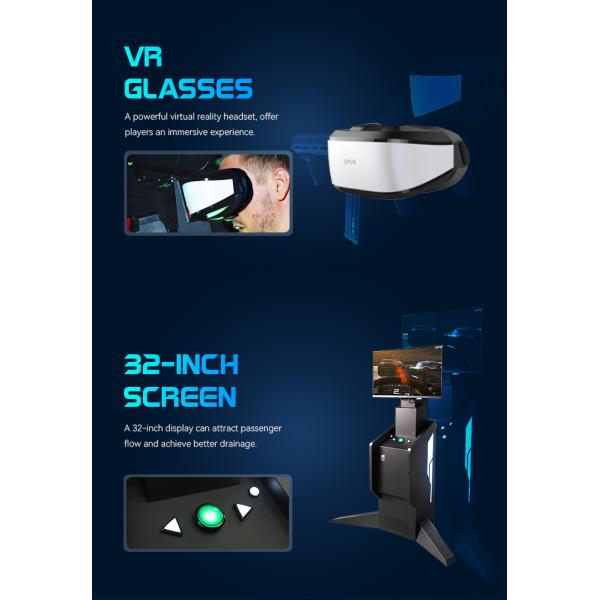 Unleash Thrill VR Theme Park 32-Inch Screen VR Shooting Machine