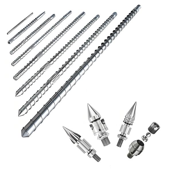 Replacement Injection Screw Barrel Compatible with Haitian ChenHsong Arburg Injection Molding Machine Custom Size