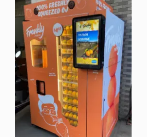 Healthy Drink Orange Juice Vending Machine Customized For Hotels