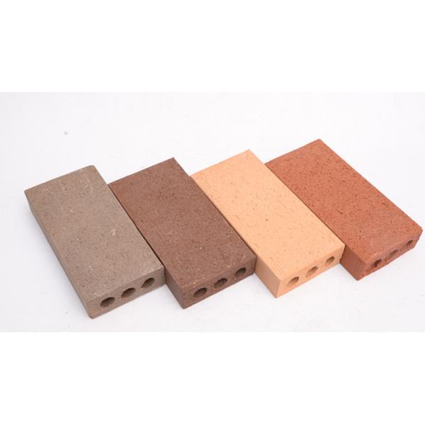 High Strength Type Thin Brick Flooring For Outside Road Paving With Holes