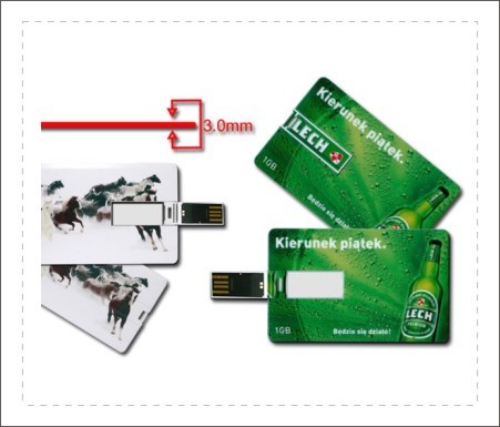 8gb 16gb 32gb Credit Card USB Stick / Plastic Credit Card Memory Card
