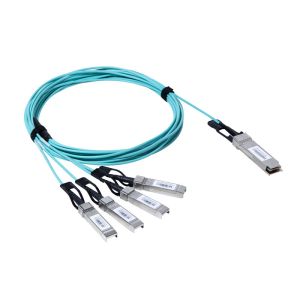 Quality 1m (3ft) Juniper Compatible 40Gbps QSFP+ Active Optical Cable for sale