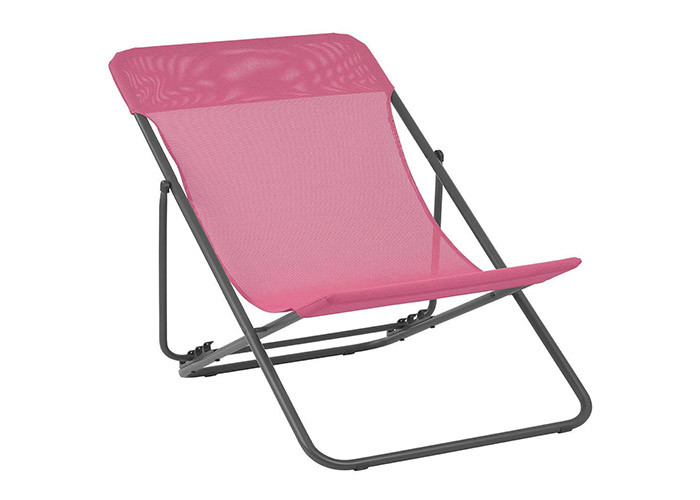 Multicolor Swing Camping Foldable Chair Three Position Patio Folding Sling Chair